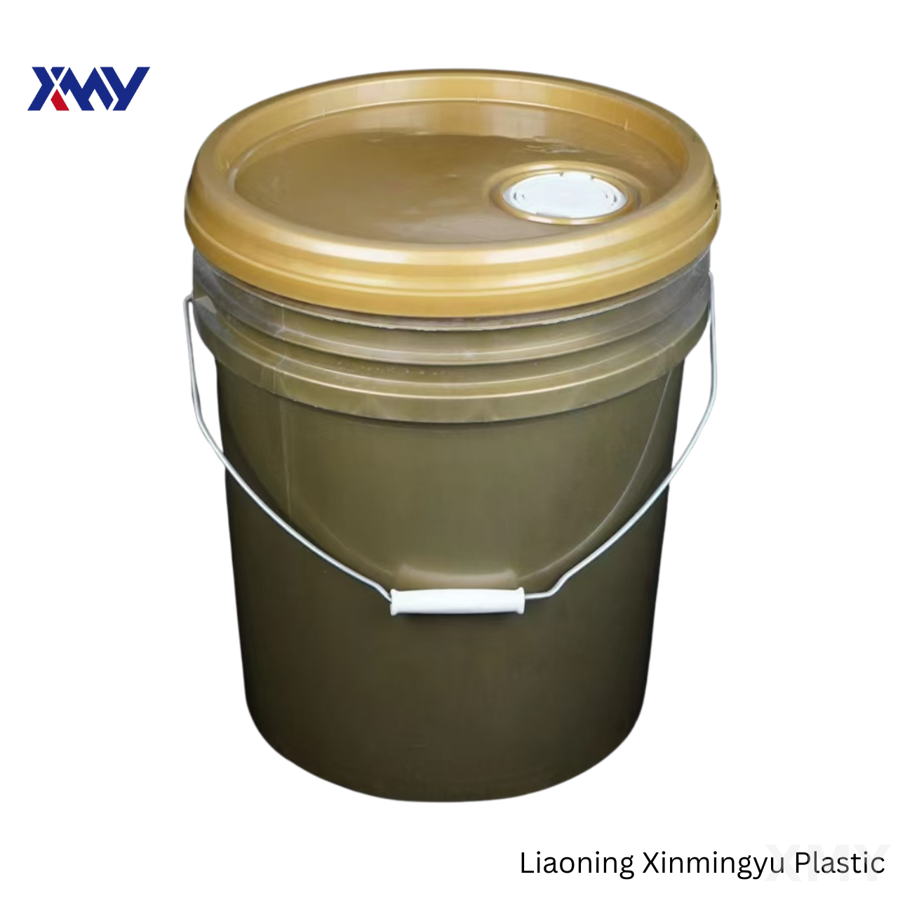Круглое пластиковое ведро емкостью 10 л для жидких химикатов, бочки и бочки с цветовой маркировкой