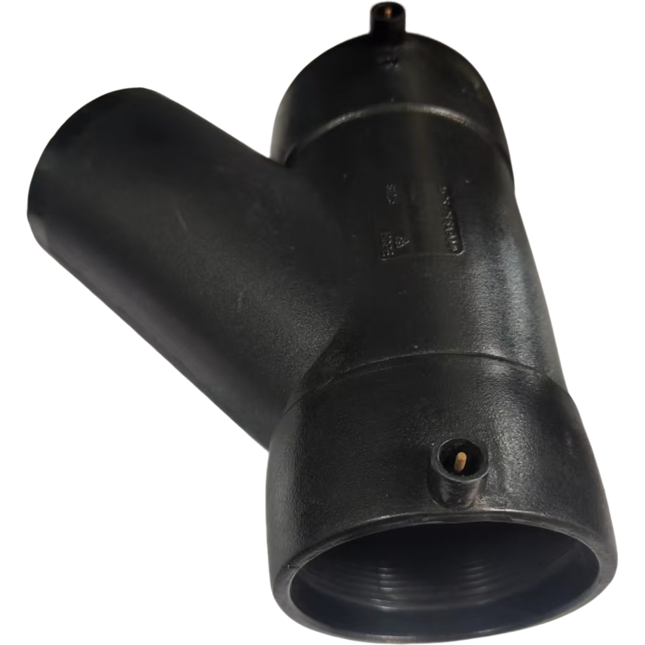 Тройник с Y-образным ответвлением из ПЭВП (45 градусов), дренаж на одном этаже, 50–160 мм