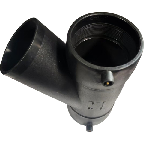 Тройник с Y-образным ответвлением из ПЭВП (45 градусов), дренаж на одном этаже, 50–160 мм