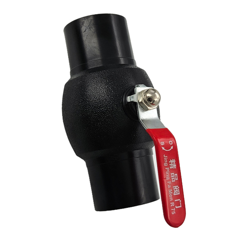 Полнопортовый пластиковый клапан HDPE для холодной и горячей воды 75-200 мм