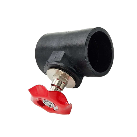 Ручной шаровой клапан типа гнезда HDPE для контроля расхода воды